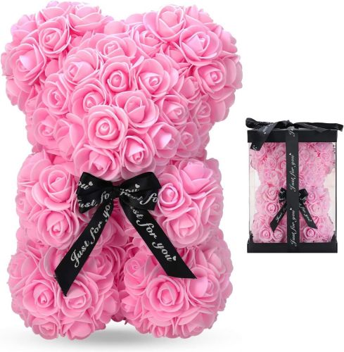 Pink Rose Bear
